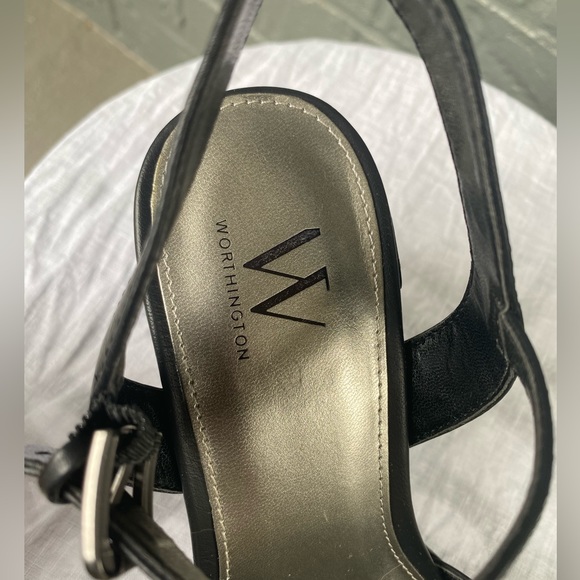 Worthington Black Lugsole Heels - Picture 5 of 7